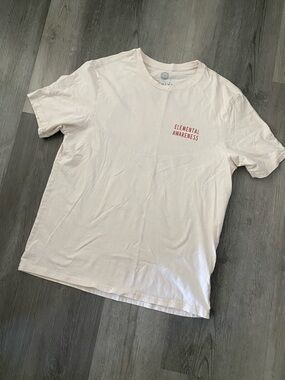Element Beige 'Elemental Awareness' Crew Tee